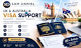 help with UK visa and australia visa application and  guidance
