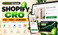 do shopify cro conversion rate optimization product page checkout optimization