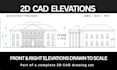 do autocad 2d floor plan drawing, architectural cad conversion, PDF to 3d dwg