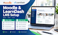 do moodle setup course upload,lms customization,learndash elearning website