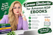 be your german ebook writer and ghost writer for amazon kdp