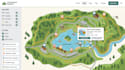 design an interactive park map, resort map, clickable svg map and website map