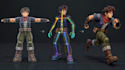 create, rig and animate retro ps1 ps2 psx low poly 3d characters