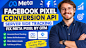 setup facebook pixel conversion API, server side tracking, fix meta pixel by GTM