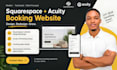 redesign sqaurespace booking page website, setup acuity appointment scheduling