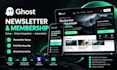 setup ghost newsletter paid membership stripe and email automation