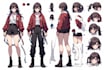 draw anime character sheet reference design