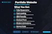 build portfolio, doctor, boutique, business website in react