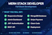 develop full stack mern website with react node mongodb