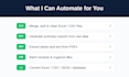write a python script to automate excel and csv tasks