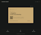 create a custom digital business card website with qr code