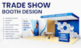 design professional  trade show booth graphics, backdrops, podium