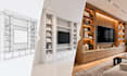 create custom millwork and cabinetry 3d visualization for cabinet makers
