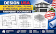 design USA architectural plans, structural drawings and permit ready documents