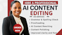 humanize ai content edit rewrite remove ai content novel humanize proofreading