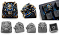 design custom artisan keycaps, mechanical keyboard keycaps and 3d models