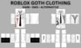design custom roblox goth, emo, punk clothing and outfits