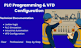 write plc programming and vfd configuration documentation