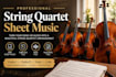 create custom string quartet sheet music from your song or audio for performance