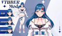 design and rig high quality live 2d vtuber model, 2d vtuber model, vtuber model