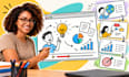 transform your content into engaging hand drawn animated presentation slides