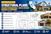 do california house foundation plan, deck design, garage carport structural plan