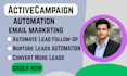 setup activecampaign CRM lead follow up email automation workflow