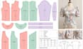 create digital sewing pattern, pattern making, clothing patterns in PDF and dxf