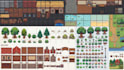 create 2d pixel art tileset game art tilemap pixel character