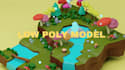 model 3d low poly game assets, props and environment for video games