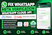 fix whatsapp meta verification whatsapp cloud api meta twillio whatsapp chatbot