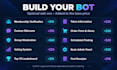 build a custom python telegram bot with optional features
