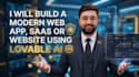 build a modern web app, saas or website using lovable ai