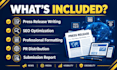 write a professional press release and press release distribution