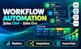 zoho CRM setup, zoho one, workflow automation, CRM customization and integration