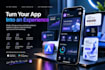create a 3d mobile app promo video saas explainer trailer app preview video