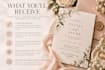 design an elegant custom wedding invitation