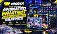 create animated whatnot sports card break graphics