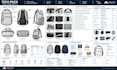 create handbag tech pack for luxury leather purses with measurements, ready