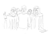 create personalised digital line art based on your photo