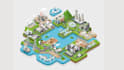 draw pixel art tileset sprite sheet, isometric pixel art tilemap, pixel art icon