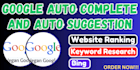 do google autocomplete keyword research for your niche