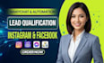 build manychat lead qualification for instagram and facebook