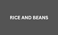 rice and beans and meat