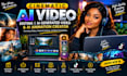 create cinematic ai video editing ai generated video and ai animation creator