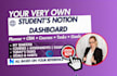 design your notion crm planner dashboard based on your reference