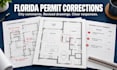 revise florida structural permit drawings and address city comments
