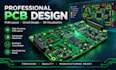 design professional pcb layout and circuit schematic