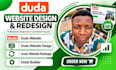 build duda website design and redesign, duda website builder, duda landing page