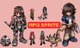 8bit pixel character pixel animation sprite sheet rpg sprite pixel illustration